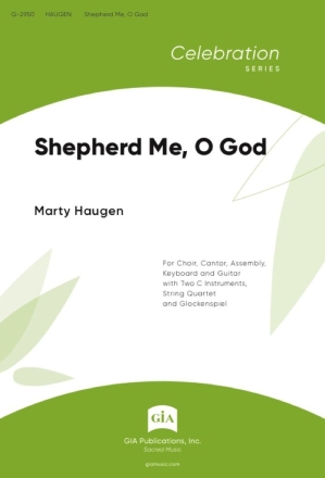 Shepherd Me, O God - String edition Choir and Ensemble Stimmensatz
