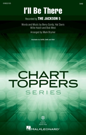 I'll Be There SAB a Cappella Chorpartitur