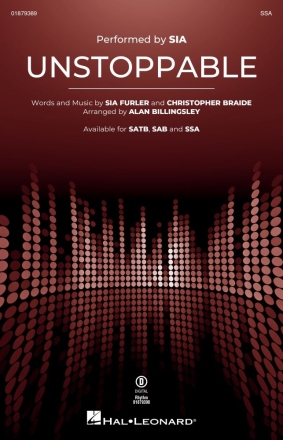 Unstoppable SSA Chorpartitur