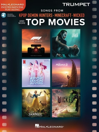 Songs from KPop Demon Hunters, Minecraft, Wicked Trompete Buch + Online-Audio