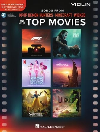 Songs from KPop Demon Hunters, Minecraft, Wicked Violine Buch + Online-Audio