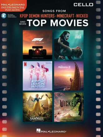 Songs from KPop Demon Hunters, Minecraft, Wicked Cello Buch + Online-Audio