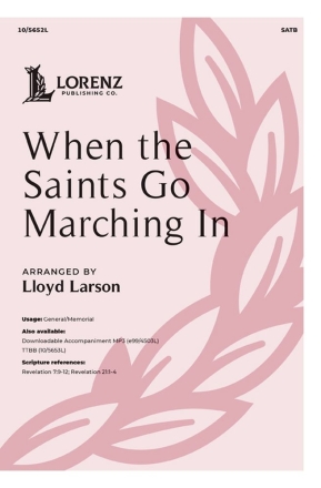 When the Saints Go Marching In SATB Chorpartitur