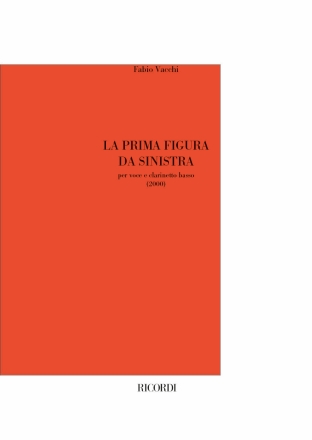La prima figura da sinistra Vocal and Clarinet Partitur