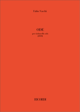 Ode Cello Partitur