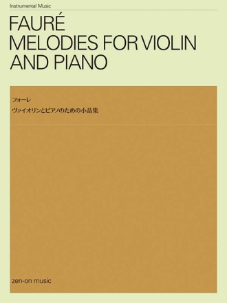 Melodies for Violin and Piano Violine und Klavier Partitur und Stimme