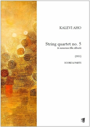 String quartet No. 5 Streichquartett Partitur und Stimmen