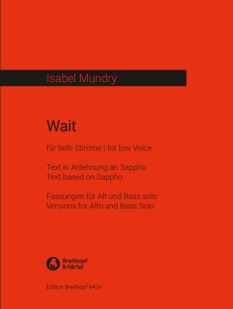 Wait Singstimme(n) solo