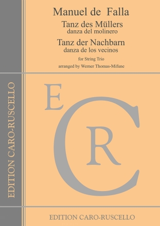 Tanz des M�llers(danza del molinero) und Tanz der Nachbarn for string trio parts