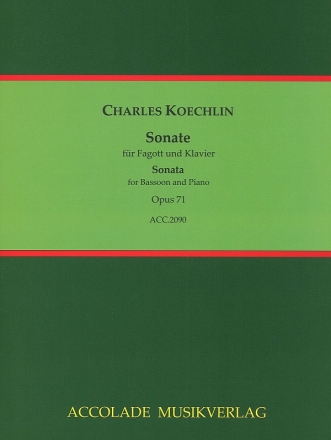 Sonate op.71 f�r Fagott und Klavier