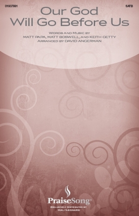 Our God Will Go Before Us SATB Chorpartitur