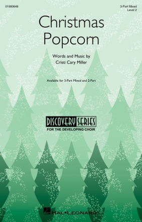 Christmas Popcorn 3-Part Mixed Choir Chorpartitur
