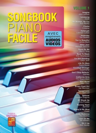 Songbook Piano Facile - Volume 1 Klavier Buch + Medien Online
