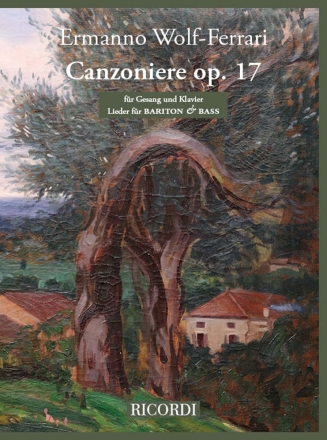 Canzoniere op. 17 - Lieder f�r Bariton & Bass Voice and Piano Buch