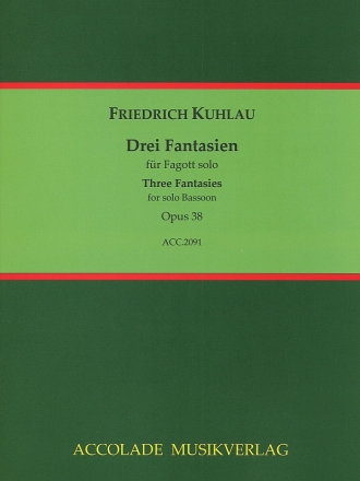 Drei Fantasien op.38 f�r Fagott solo