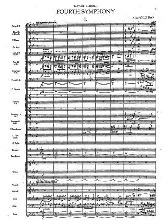 Symphony No. 4 for orchestra study score