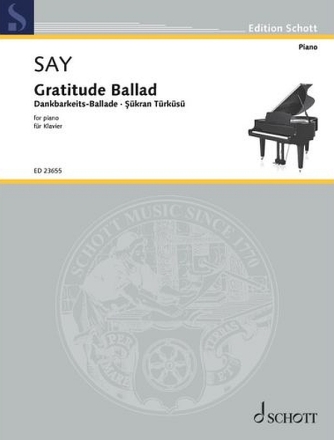 Gratitude Ballad (Dankbarkeits-Ballade) op.88 (2020) f�r Klavier