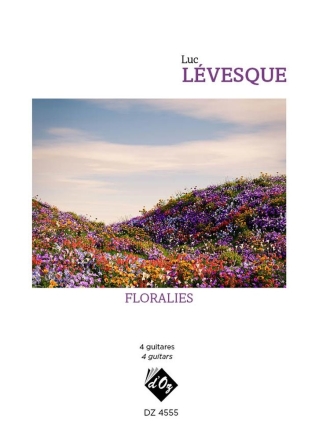 Floralies Gitarrenquartett Partitur + Stimmen