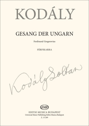 Gesang der Ungarn Lower Voices Chorpartitur