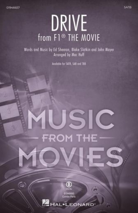 Drive (from F1� The Movie) SATB Chorpartitur