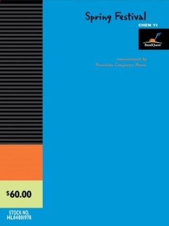 Spring Festival (Score Only) Concert Band Partitur