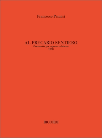 Al precario sentiero Soprano Voice and Guitar Buch