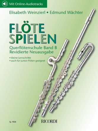 Fl�te spielen - Querfl�tenschule Band B  (+Online-Audio) f�r Fl�te