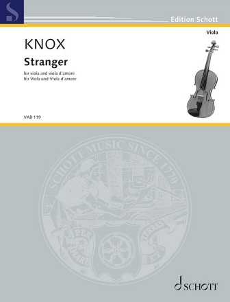 Stranger f�r Viola und Viola d'amore Partitur