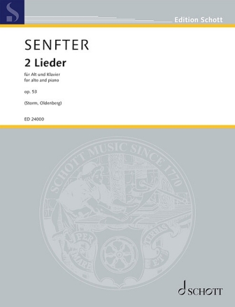 2 Lieder op.53 f�r Alt und Klavier (dt)