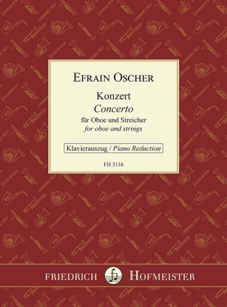Konzert f�r Oboe und Streicher Klavierauszug mit Solostimme