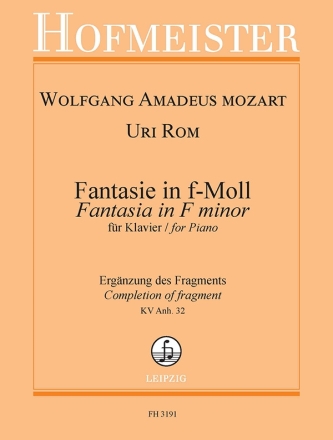 Fantasie f-Moll  f�r Klavier