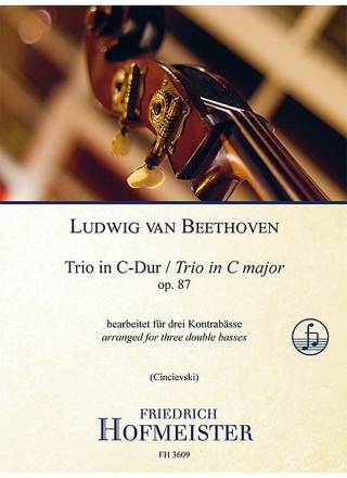 Trio in C-Dur op.87 f�r 3 Kontrab�sse Partitur und Stimmen