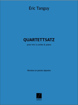 Quartettsatz String Trio and Piano Partitur + Stimmen