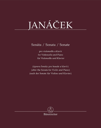Sonate f�r Violoncello und Klavierr Text dt/en/tschech