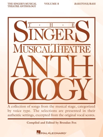 The Singer's Musical Theatre Anthology Volume 8 Baritone Voice Buch