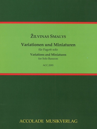Variationen und Miniaturen f�r Fagott solo