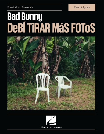 Bad Bunny - DeB� TiRAR M�S FOToS Vocal and Piano Buch
