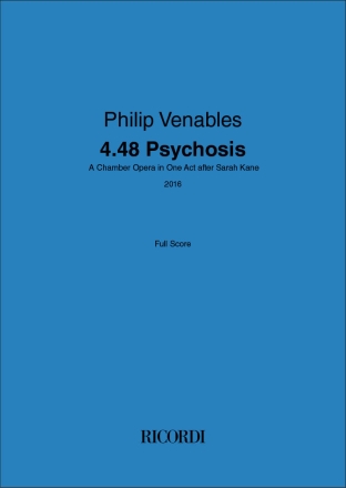 4.48 Psychosis Chamber Opera Partitur