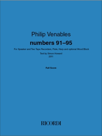 numbers 91-95 Various Instruments Partitur