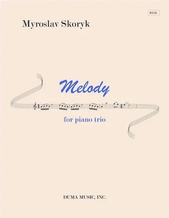 Melody for piano trio score and parts