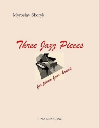 3 Jazz Pieces for piano 4 hands