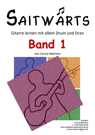 Saitw�rts Band 1 f�r Gitarre Spiralbindung