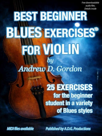Best Beginner Blues Exercises for Violin Violine Buch + Online-Audio
