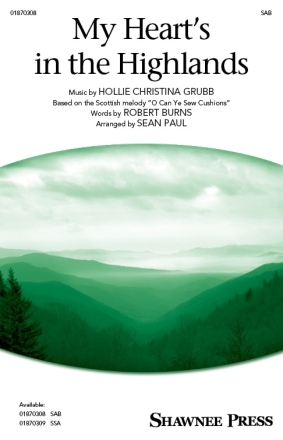 My Heart's in the Highlands SAB and Flute Chorpartitur