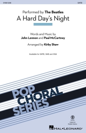 A Hard Day's Night SATB Chorpartitur