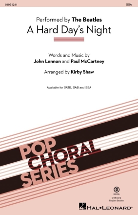 A Hard Day's Night SSA Chorpartitur