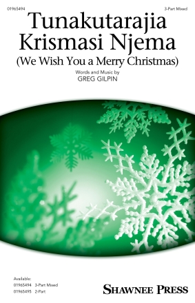 Tunakutarajia Krismasi Njema 3-Part Mixed Choir Chorpartitur