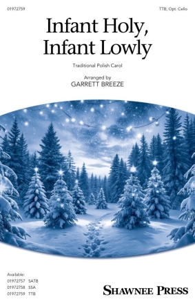 Infant Holy, Infant Lowly TTB and Cello Chorpartitur