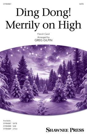 Ding Dong! Merrily on High SATB Chorpartitur