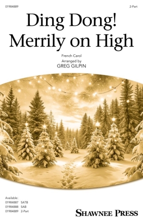 Ding Dong! Merrily on High 2-Part Choir Chorpartitur